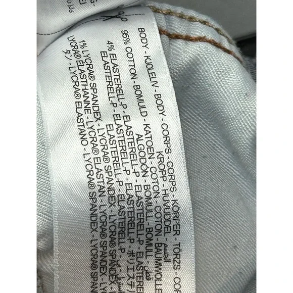 Ariat Jeans Womens 29 Long High Rise Flare REAL Brynlee Raw Hem Stretch Denim - Picture 8 of 10